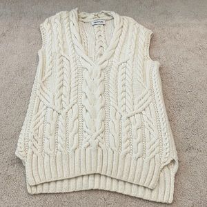 Partow 100% Cashmere Sweater Vest Medium